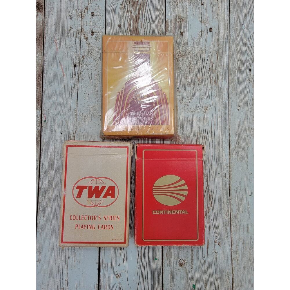 Vintage Playing Cards Lot of 3
